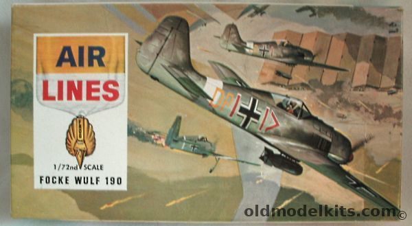 Air Lines 1/72 Focke-Wulf FW-190, 5904 plastic model kit